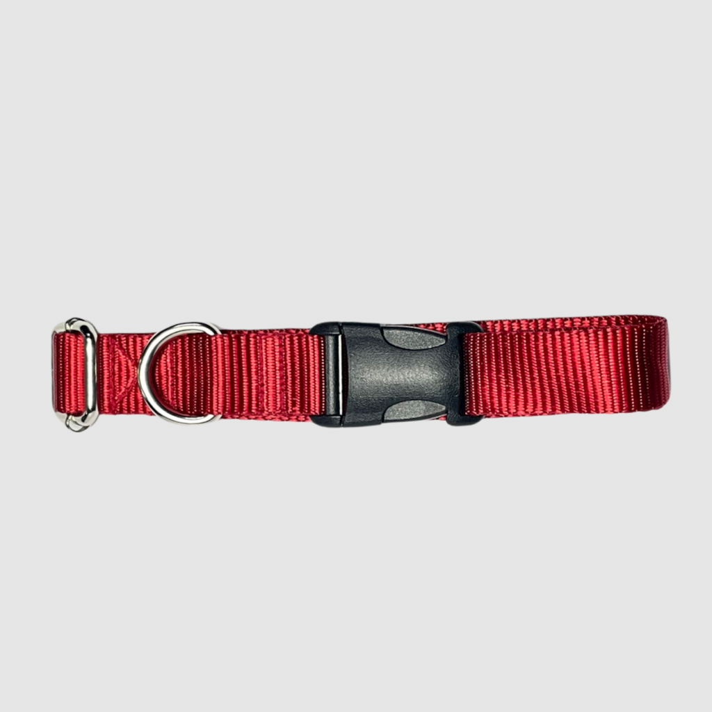 BNB - Nylon Collar for Dog- RED - Bark N Bones