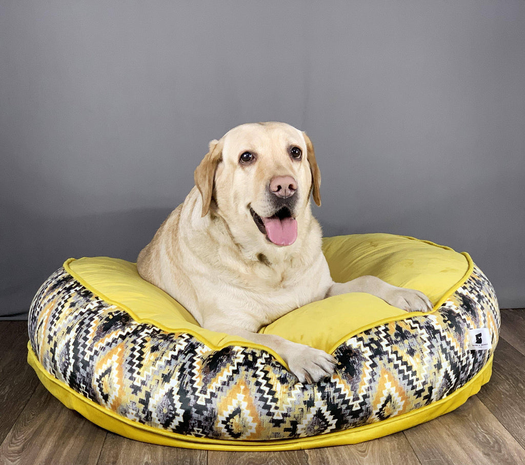 BNB Mosaic Round Bed - For Medium and Maxi Breeds - Bark N' Bones By Bella