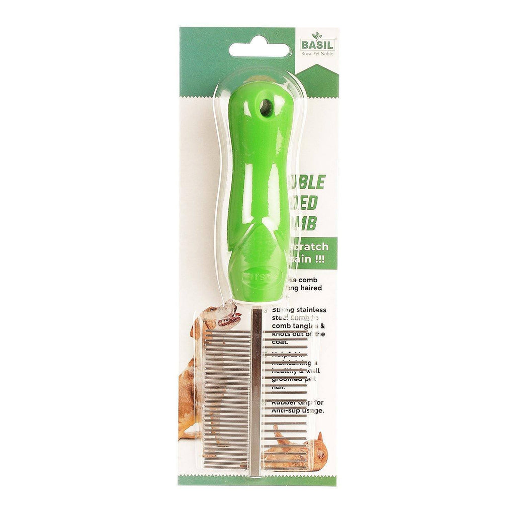 Double Sided Steel Comb for Cats & Dogs - Bark N' Bones By Bella