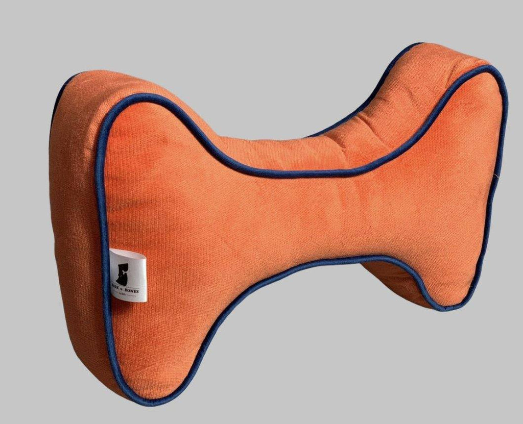 Orange Cushions with Piping - Bark N' Bones By Bella